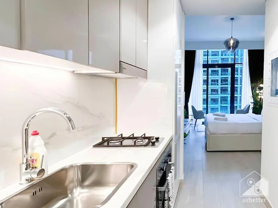Appartement Sleek Studio In Azizi Riviera With Modern Comforts Dubaï Émirats arabes unis